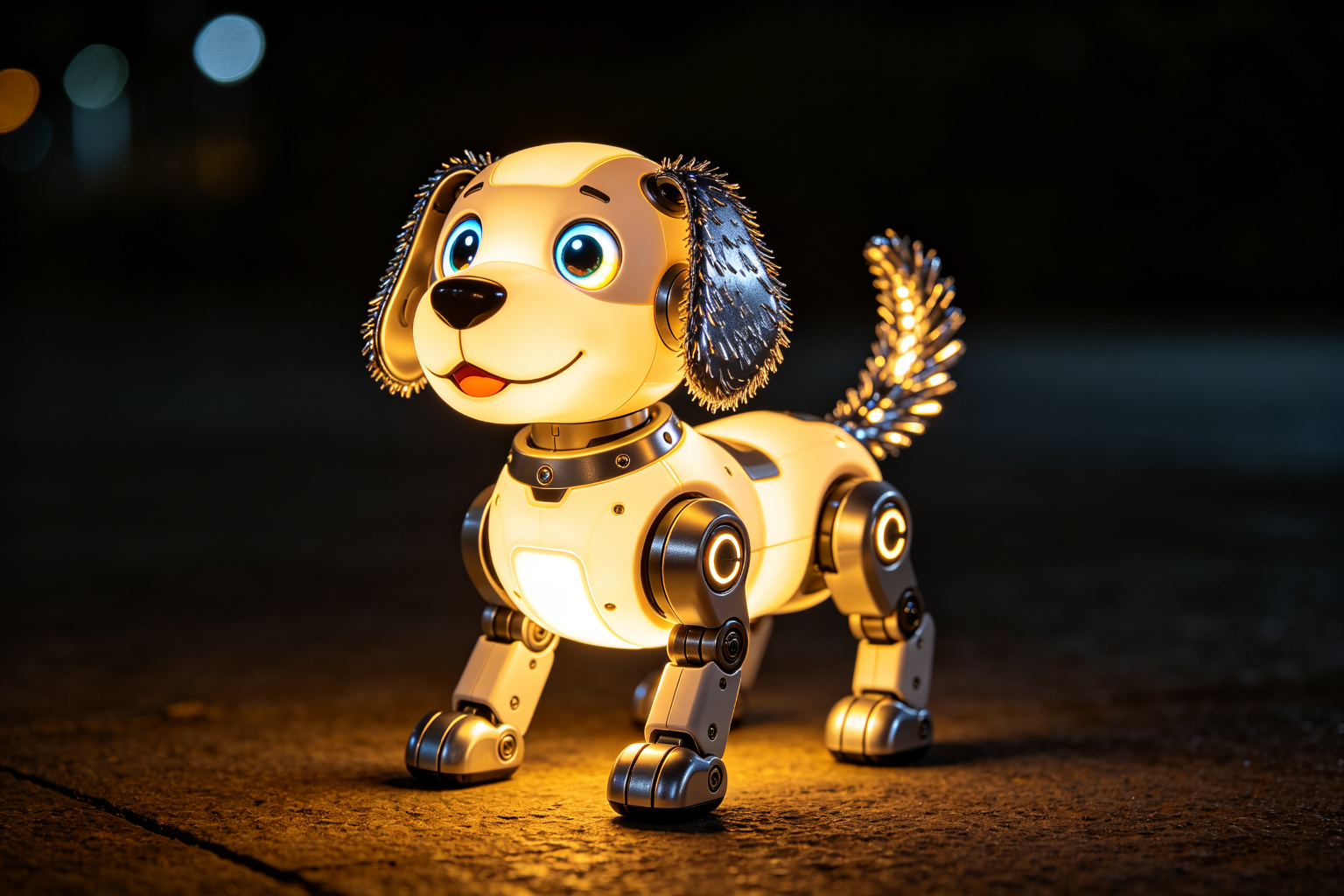 Robot Pet Lantern Display (ZD-216) - Sci-Fi Lanterns by Zedong, dimensions 200x100x200cm