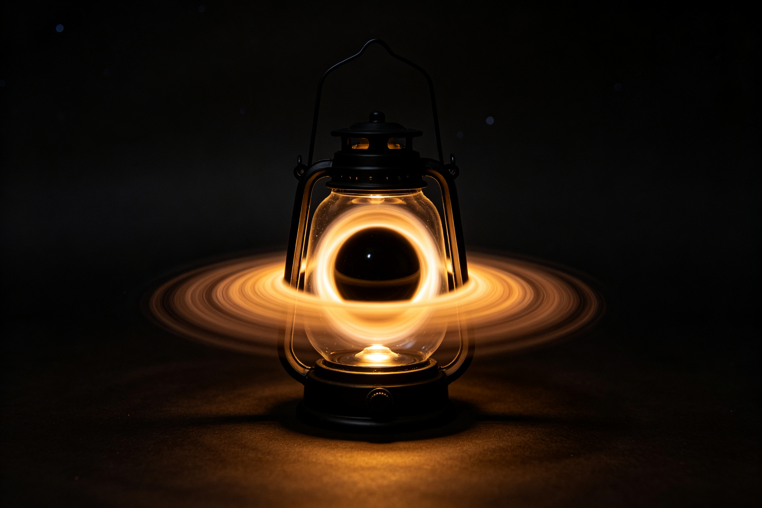 Black Hole Lantern Display (ZD-234) - Space Lanterns by Zedong, dimensions 350x350x350cm